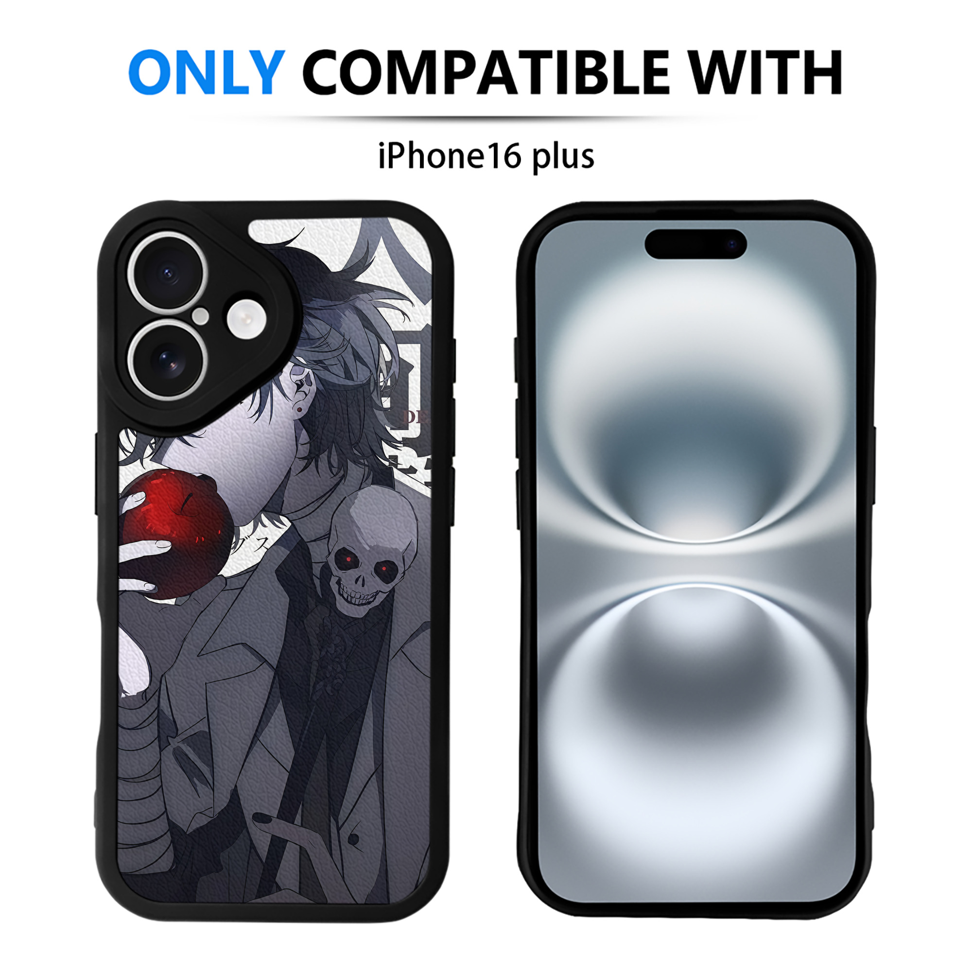 （画像用） 文豪ストレイドッグス Bungo Stray Dogs 【iPhone 16シリーズ対応】シリコンスマホケース（レザー調） 材質：シリコン